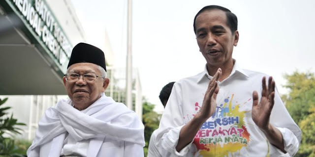 Survei LSI: Pasangan Jokowi-Ma'ruf berpotensi menang telak