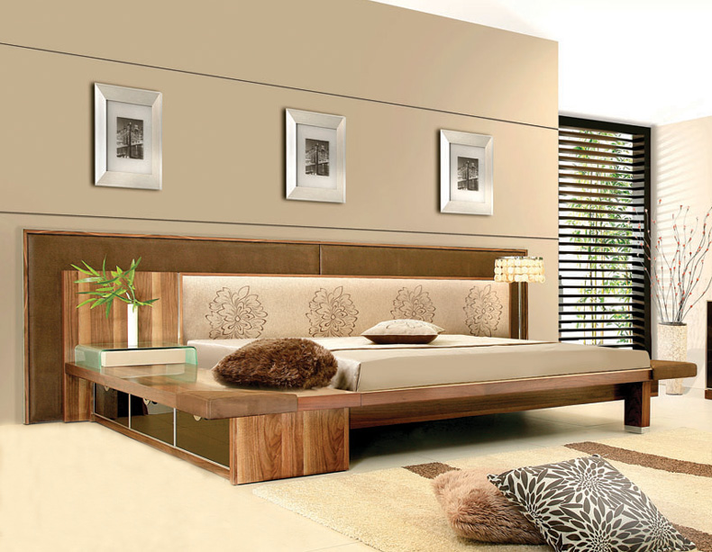 queen bed platform plans