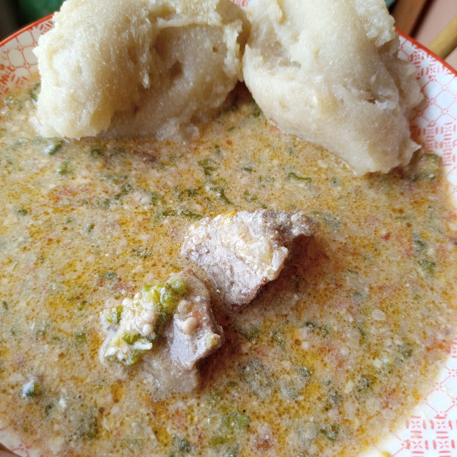 Okro and egusi recipe (Melon seeds) | Cameroonian recipe