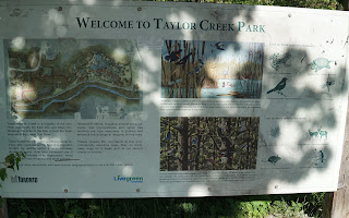 Taylor Creek Park sign