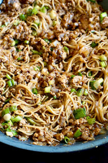 Spicy Szechuan Noodles with Ground Turkey: Savory Sweet and Satisfying