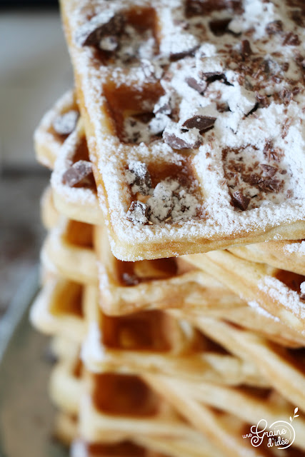 Gaufres Légères Recette Facile Rapide Petit déjeuner Brunch Goûter