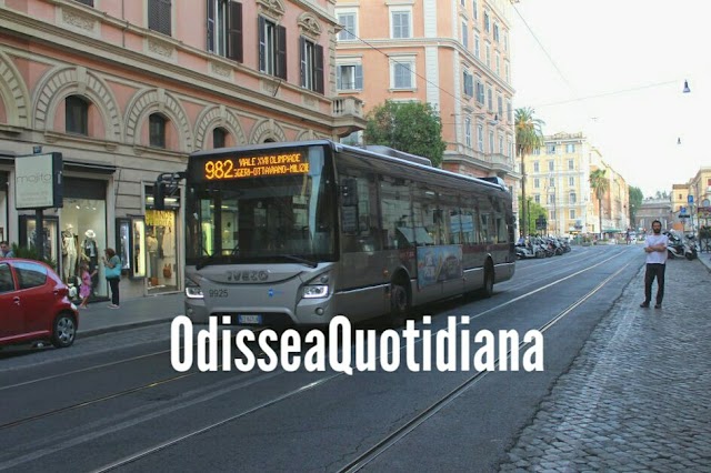 La Roma surreale di chi guida i bus