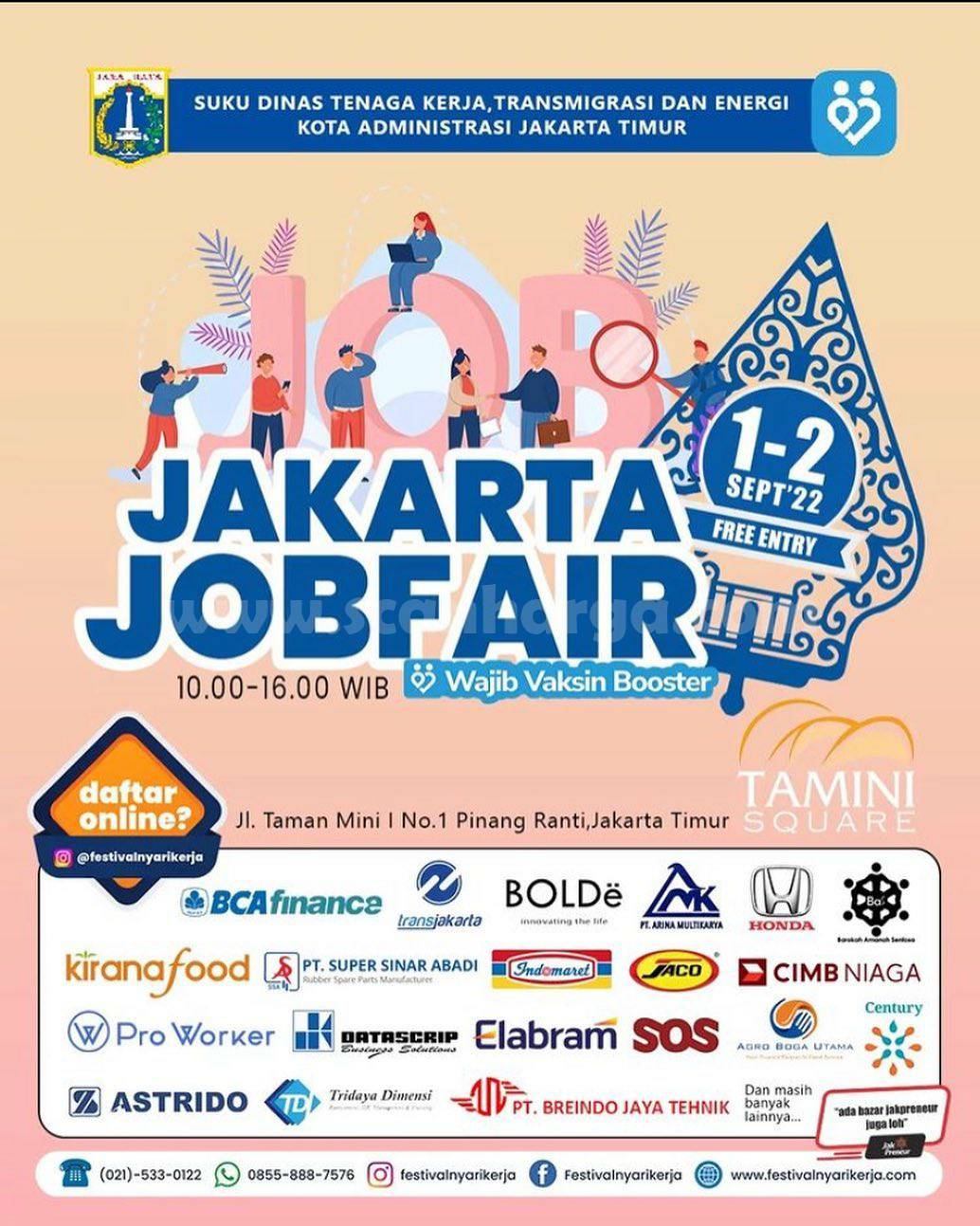 JAKARTA JOBFAIR 2022 Mall Tamini Square