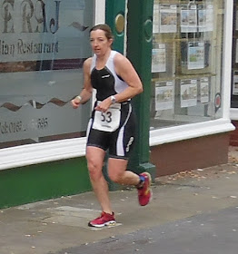 An action picture from the Keyo Brigg Sprint Triathlon 2015