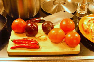 Image of the produce for the soup