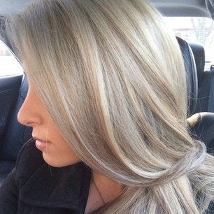 ash blonde hair