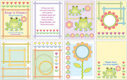 My Frogs 'n' Flowers Clip Art collection (frogs flowers)