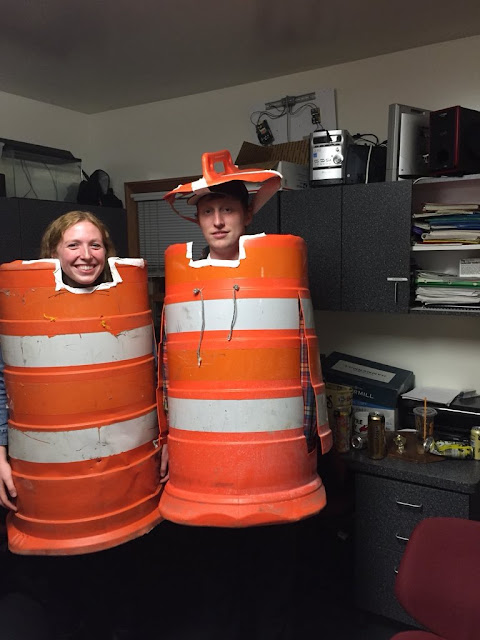 Roadwork Construction Barrels Costumes