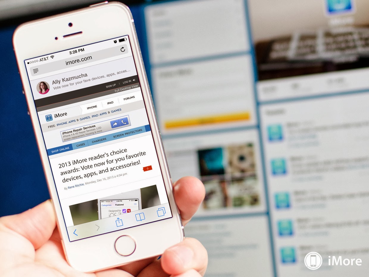 Steps to use shared link for iOS7 safari