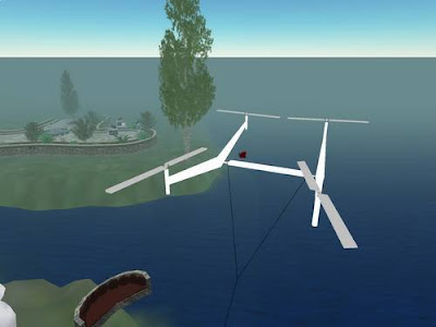 second life pictures - flying windmills, turbines, generators