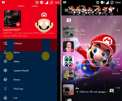 BBM Mod Super Mario Bros Versi 2.10.0.35 Apk