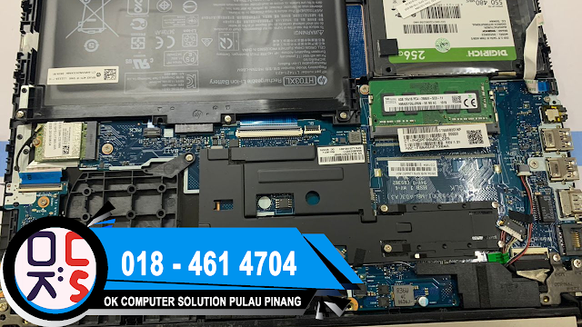 SOLVED : KEDAI LAPTOP NIBONG TEBAL | HP 14S-CF0XXX | SLOW & HANG| UPGRAPE SSD 240 GB