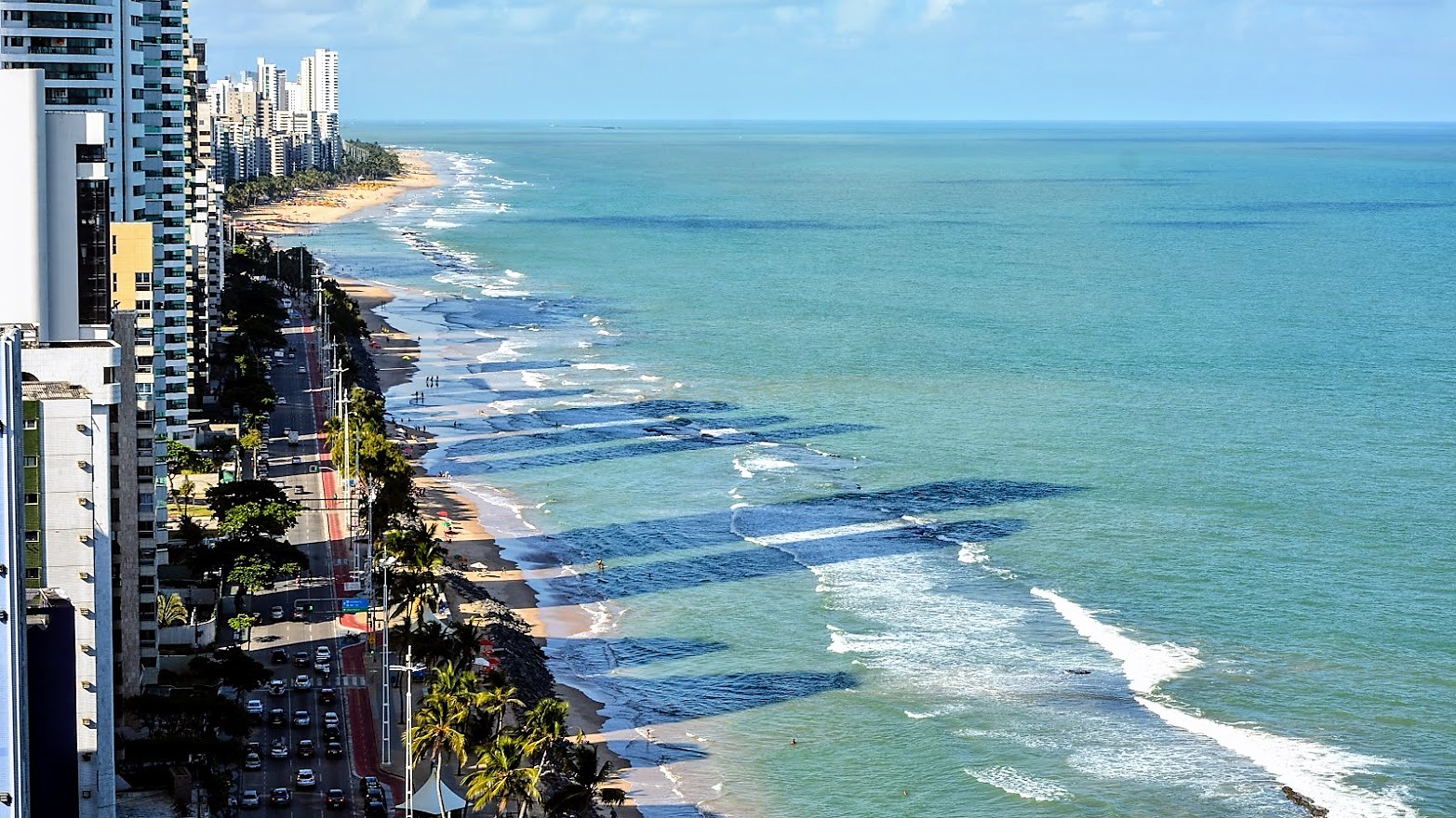 Recife (PE), Praia de Boa Viagem - Les 10 plus belles plages urbaines du Brésil