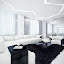 Futuristic Black and White Apartment
