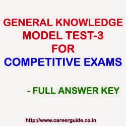 General Knowledge GK Sample Practice Test - 3