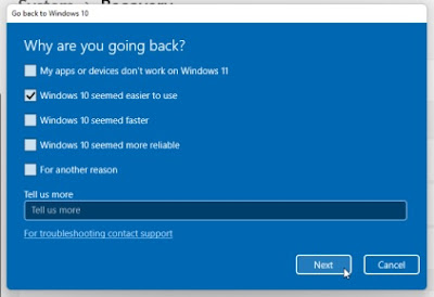 Cara Downgrade Dari Windows 11 ke Windows 10