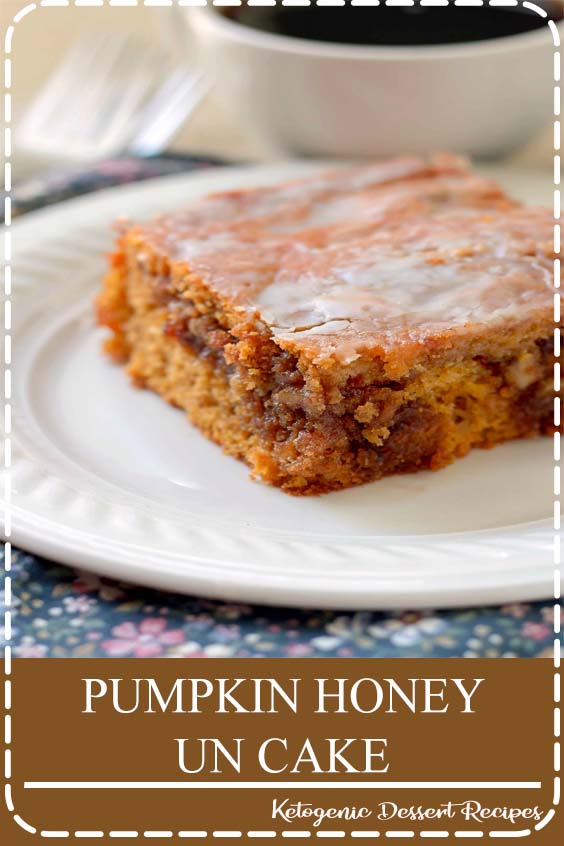 Pumpkin Honey Bun Cake Make this delicious cake as a breakfast, snack or dessert cake and watch the smiles appear!