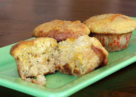 Food Lust People Love: Thin shred marmalade mixed through sweet pumpkin batter makes these orange marmalade pumpkin muffins deliciously more-ish! Perfect for breakfast, snack or teatime!