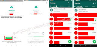 Restore Solusi Rahasia Cara Mengembalikan Semua Pesan Chat Whatsapp Yang Terhapus Android dan ios