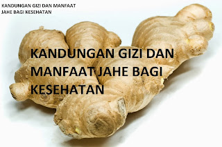 kandungan gizi dan manfaat jahe bagi kesehatan