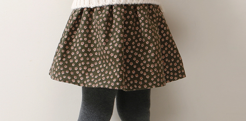 Flower Patterned Skirt