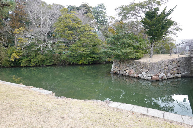 島根県松江市内中原町 松江城 堀の風景