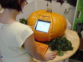 funny pumpkin computer