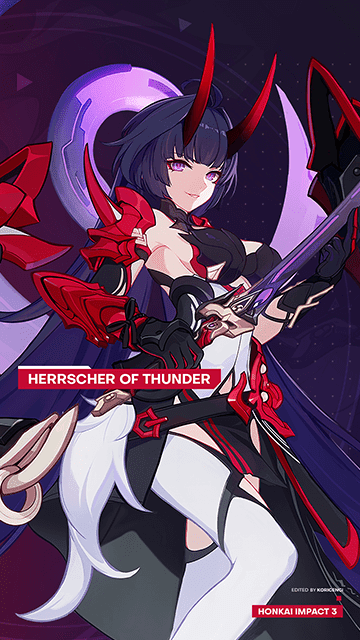 Herrscher of Thunder - Honkai Impact 3 Wallpaper