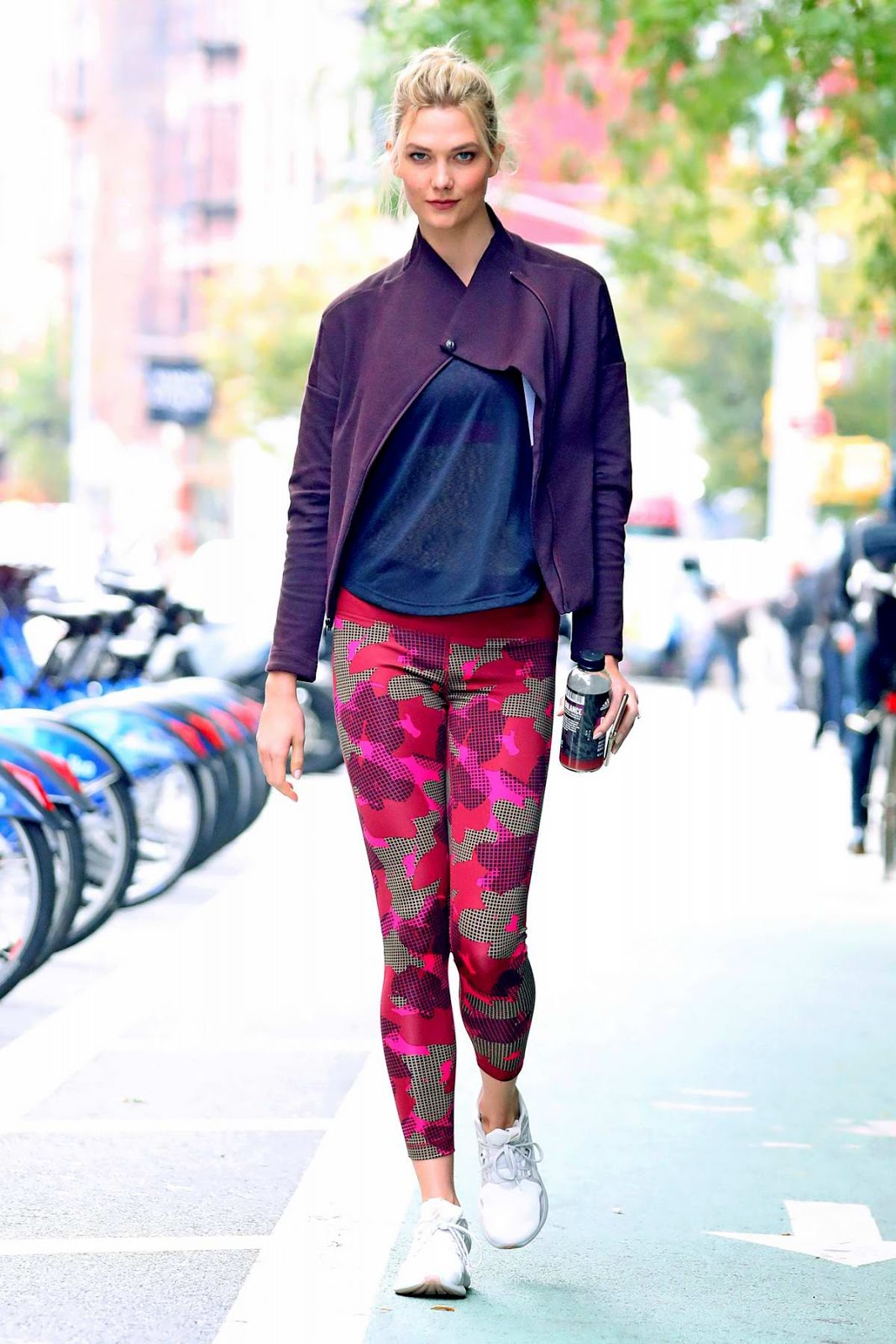 Karlie Kloss style Adidas Workout Gear photo