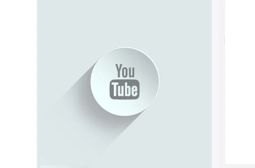 Youtube Logotipo en Color Gris