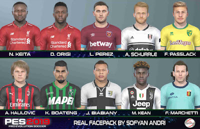 PES 2019 Facepack by Sofyan Andri