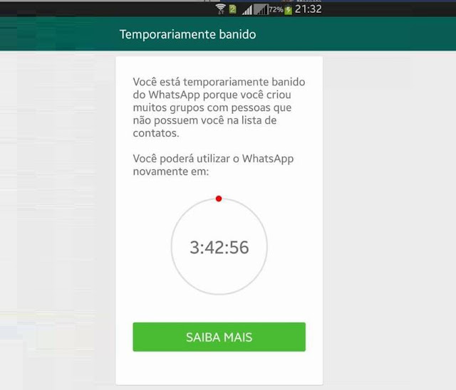 5 motivos para ser banido do WhatsApp