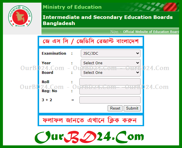 Mymensingh Board JSC Result 2022 mymensingheducationboard.gov.bd