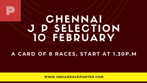 Chennai  Jackpot Selections 10 February