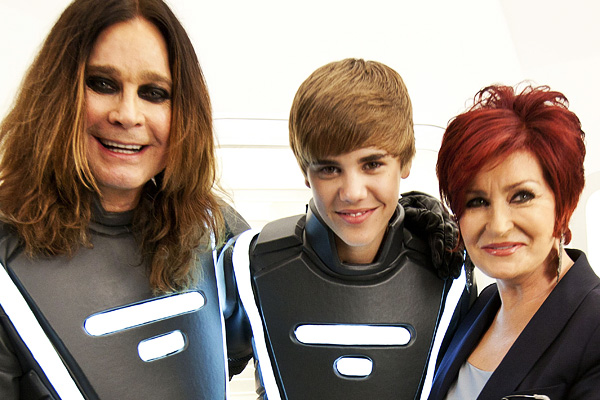 Justin Bieber Shoots Super Bowl Commercial With Ozzy Osbourne