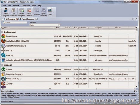 Revo Uninstaller Pro 3.1.1