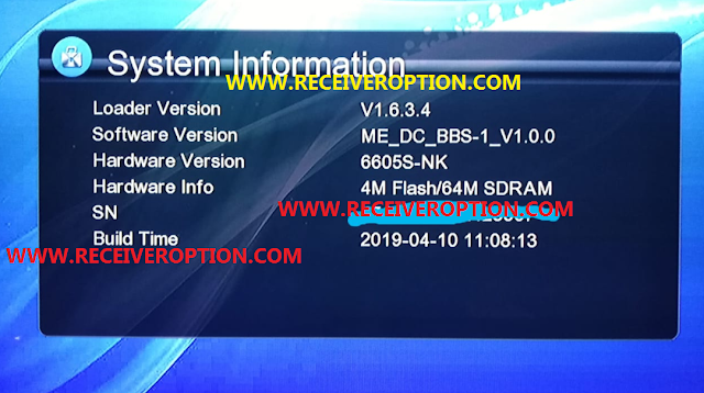 MP1GX6605S_DC_1F_WJX_V2.3 BOARD TYPE HD RECEIVERS POWERVU KEY NEW SOFTWARE