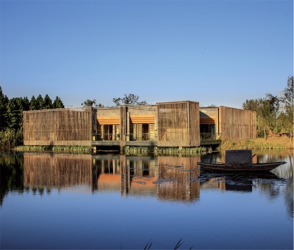  Desain  Interior Rumah  Bambu  Terbaru 