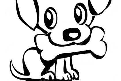 cute dog drawing easy How to draw a cute cartoon dog (kawaii style)
from an arrow easy step