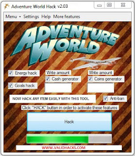 FREE DOWNLOAD ADVENTURE WORLD CHEAT ENGINE