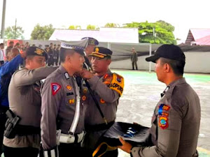 Polres Bitung Gelar Operasi Patuh Samrat 2023, Kapolres Bitung Sampaikan Poin Penting Ini