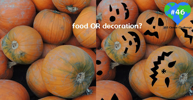 Food waste or decoration for Halloween?, sustainable living, sustainability, climate action