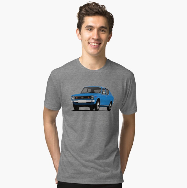 Blue Datsun 100A (Cherry) t-shirt