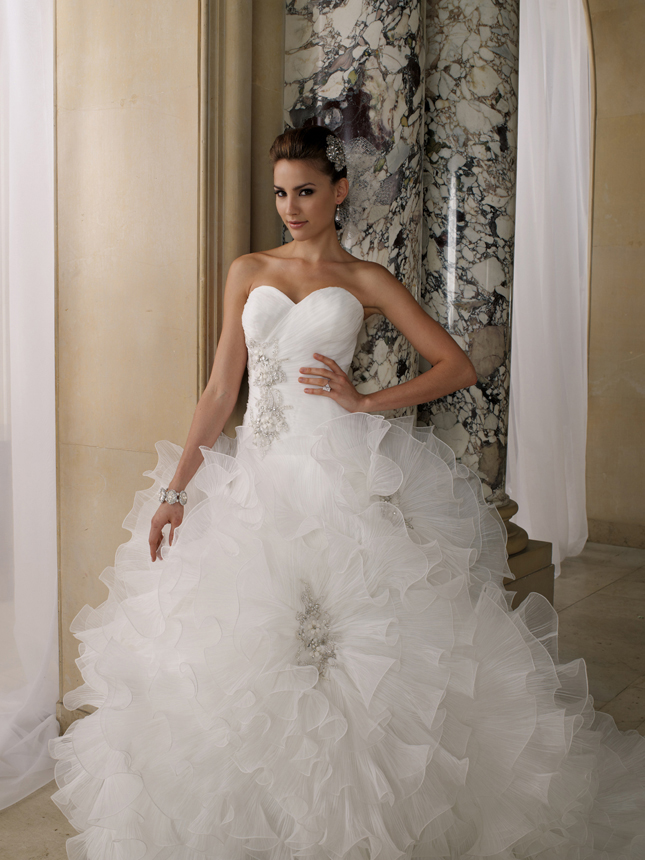 We love how stunning David Tutera 39s latest lineup of gowns and be 