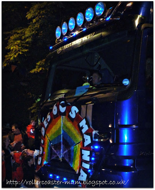 Carnival float for girlguides