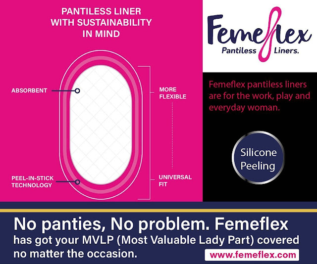 femeflex pantiless liners, health, beauty, femeflex review, pantiless liners military, travel panty liners, military panty liners, stick on panty liners femeflex