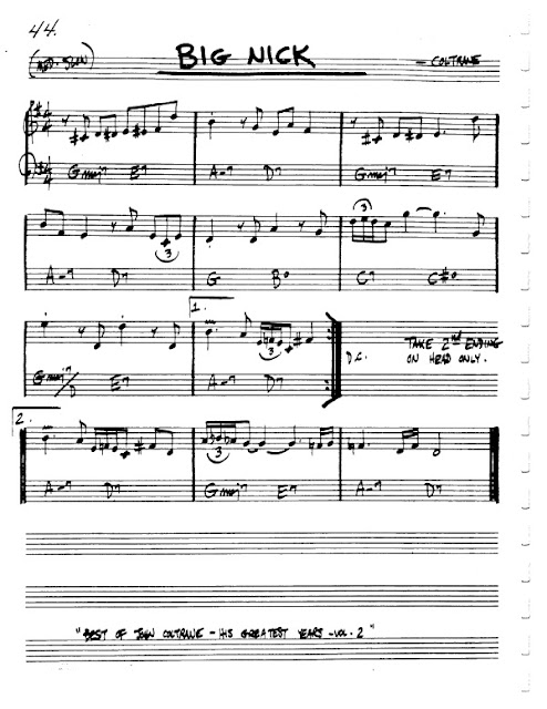 Partitura Armónica Coltrane