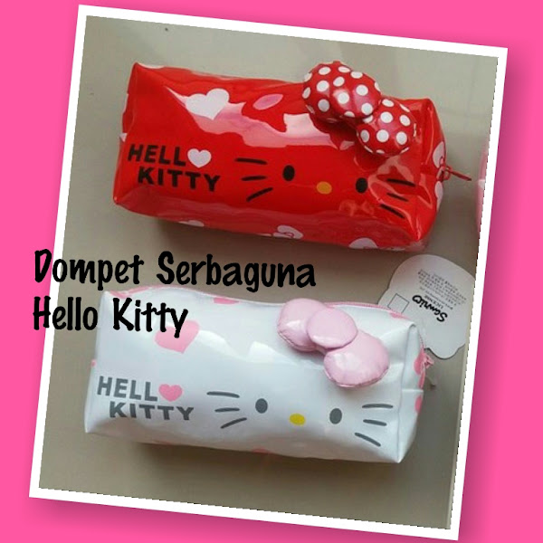 Dompet Serbaguna Hello Kitty Murah Grosir Ecer Pink Merah