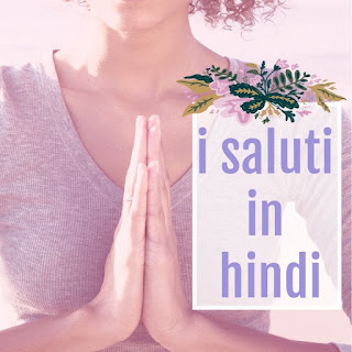 saluti hindi namaste saluto indiano